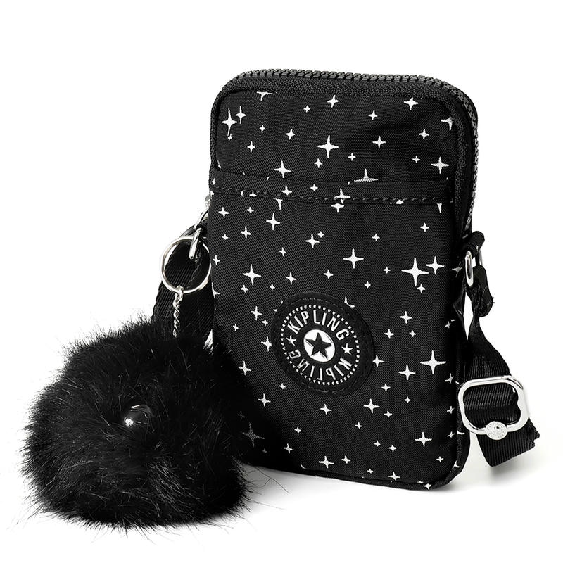 Kipling キプリング ショルダーバッグ TALLY スマホショルダー 星柄 ブラック系 KI10791OM