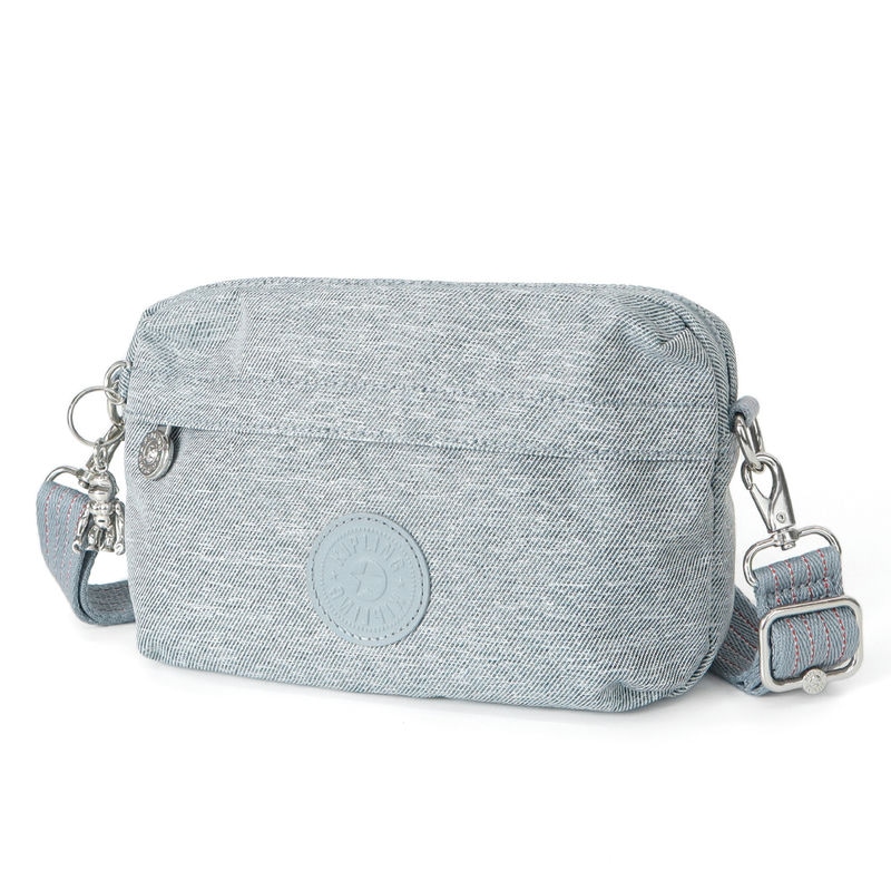 Kipling キプリング ショルダーバッグ HALIMA ハリマ デニム 2way ボディバッグ グレー KI280226A
