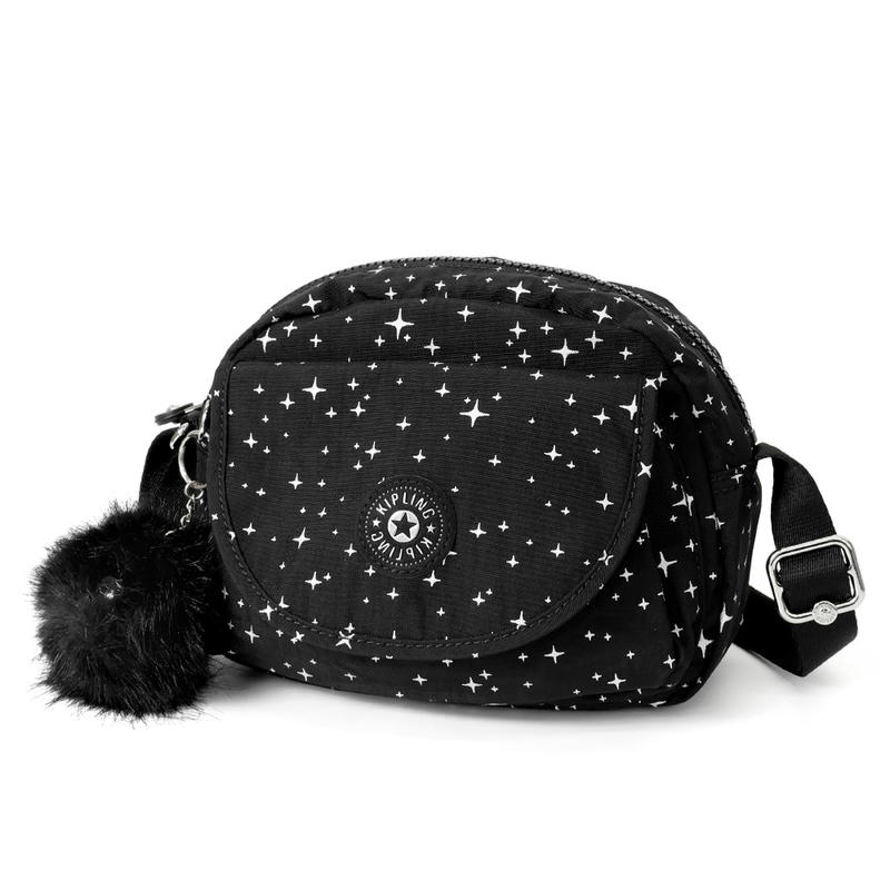 Kipling キプリング ショルダーバッグ 星柄 ブラック系 KI43241OM