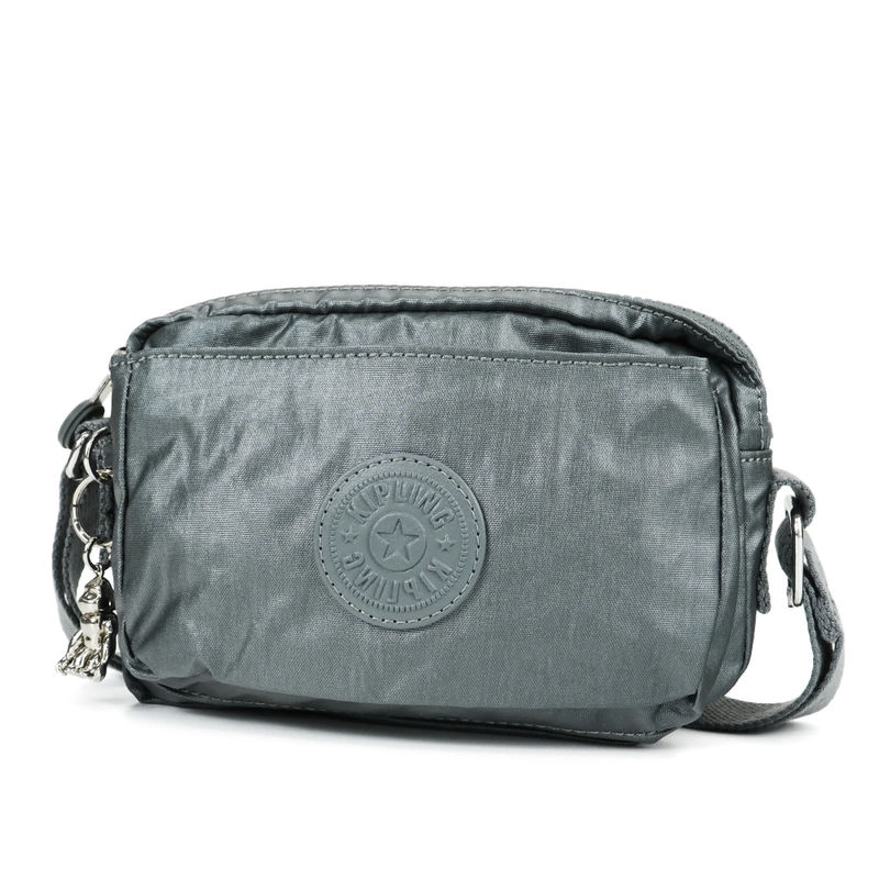 Kipling キプリング ショルダーバッグ ABANU アバヌ メタリックカラー グレー KI7248H55
