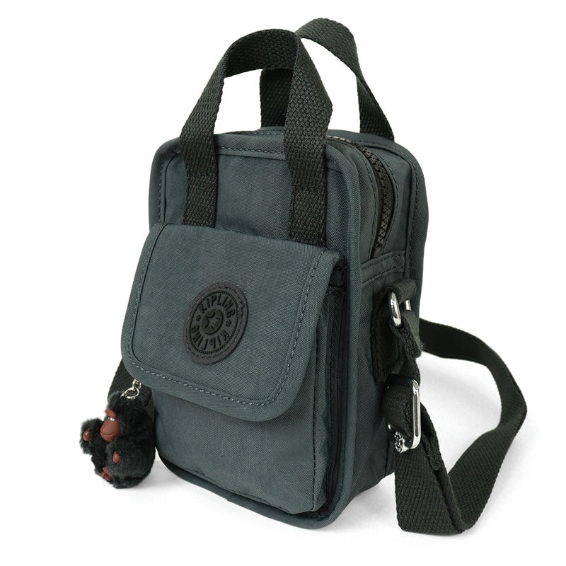 Kipling キプリング  ショルダーバッグ 縦型 2way ミニバック ブルーグレー KI91430CS