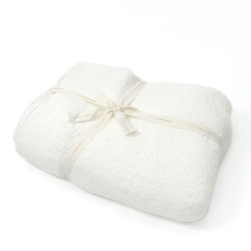 kashwere カシウエア ブランケット THROW SOLID 無地 ホワイト THCH SLD01 100 5270 / WHITE