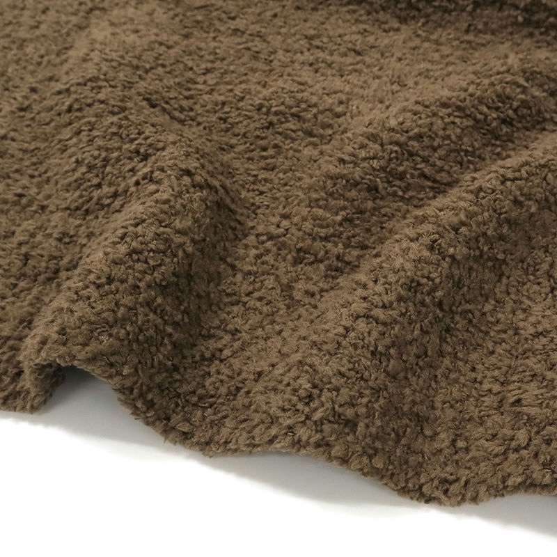 【新品未使用】kashwére ダークブラウン ブランケット Brandol / kashwere カシウエア ブランケット THROW SOLID 無地 モカ