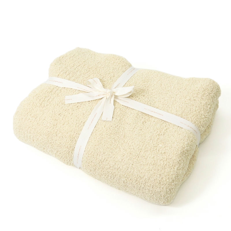 kashwere カシウエア ブランケット THROW SOLID 無地 ライトベージュ THCH SLD01 260 5270 / MALT
