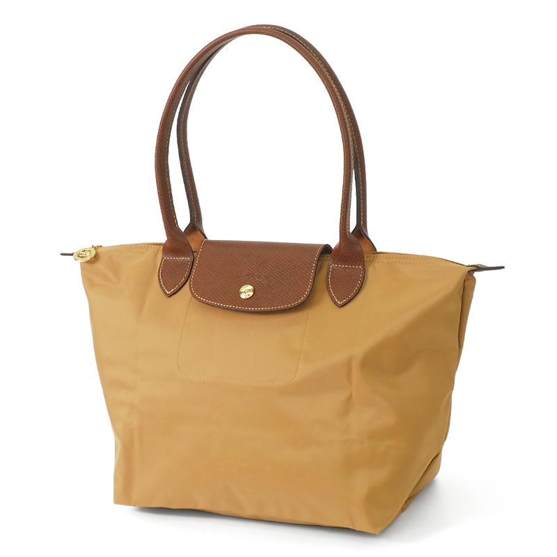LONGCHAMP ロンシャン トートバッグ ル・プリアージュ 縦型 Sサイズ 折りたたみ ナイロントート ベージュ系 2605 089 P86