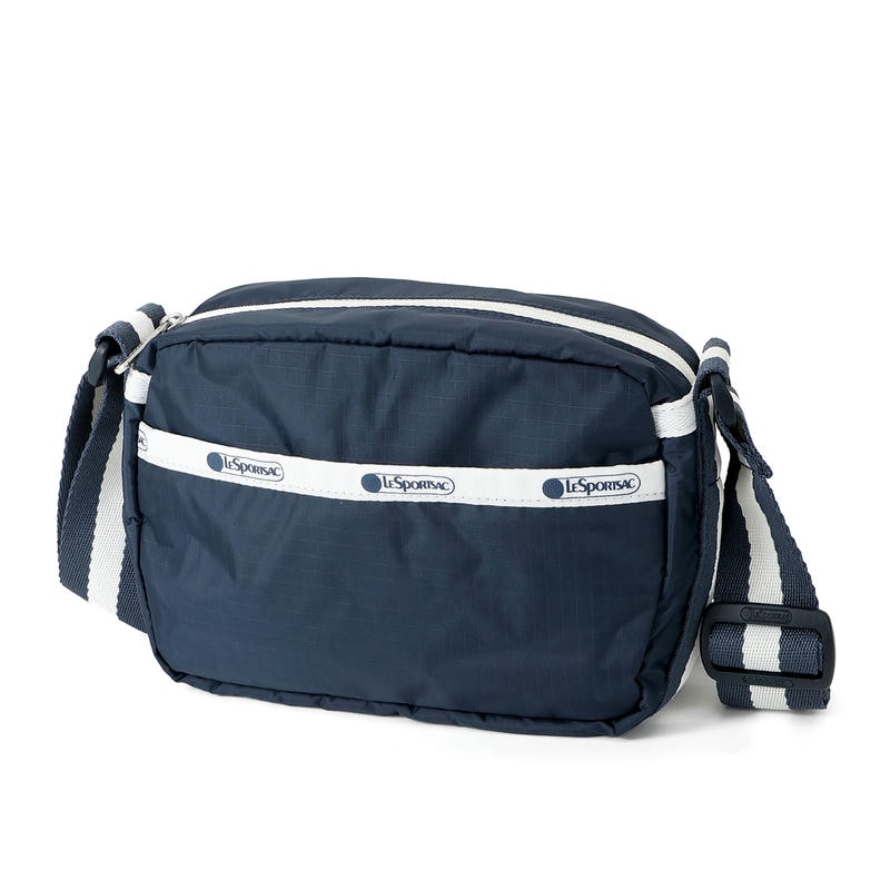 LeSportsac レスポートサック ショルダーバッグ CAMERA CROSSBODY カメラバッグ 無地 ネイビー 1011 C466
