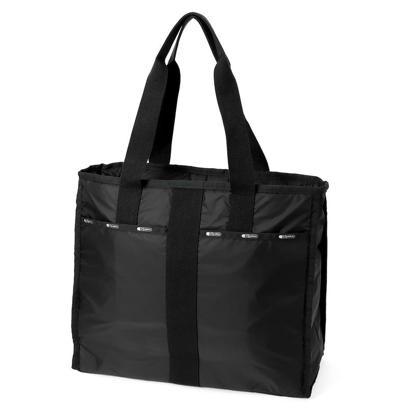 LeSportsac レスポートサック トートバッグ ESSENTIAL CARRYALL 無地 ブラック 1121 C363