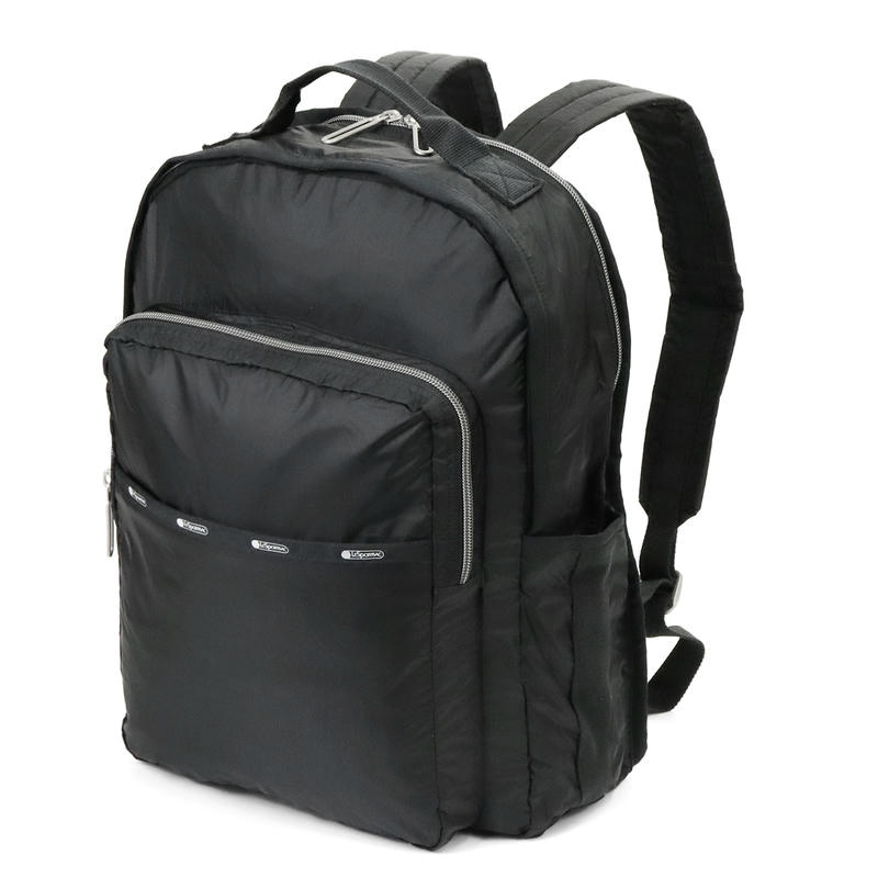 LeSportsac レスポートサック リュックサック ESSENTIAL CARRYALL BP バックパック 無地 ブラック 1122 C363