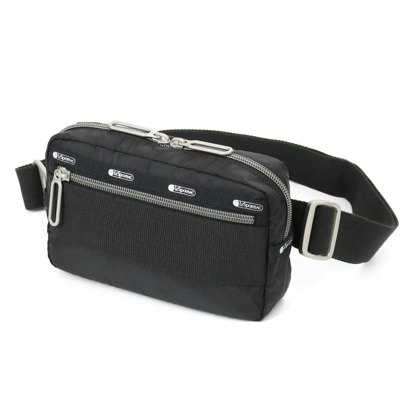LeSportsac レスポートサック ボディバッグ ESSENTIAL RECT XBODY 無地 ブラック 1390 C363