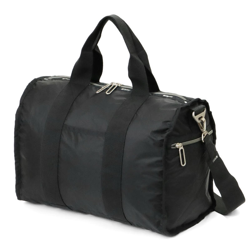 LeSportsac レスポートサック ボストンバッグ ESSENTIAL MEDIUM DUFFLE 2way 旅行バッグ 無地 ブラック 1501 C363