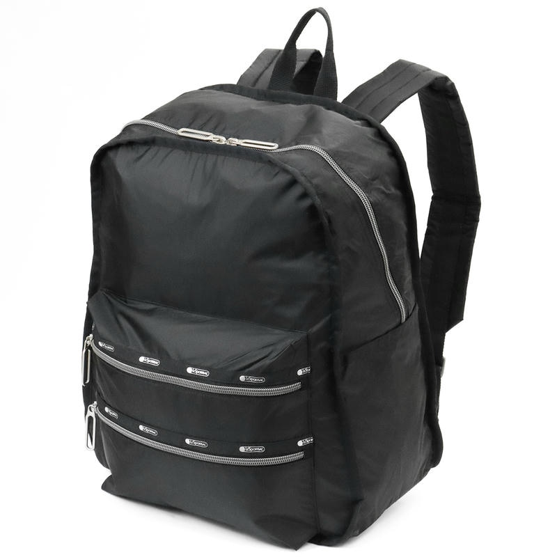 LeSportsac レスポートサック リュックサック FUNCTIONAL BACKPACK バックパック 無地 ブラック 2296 C363