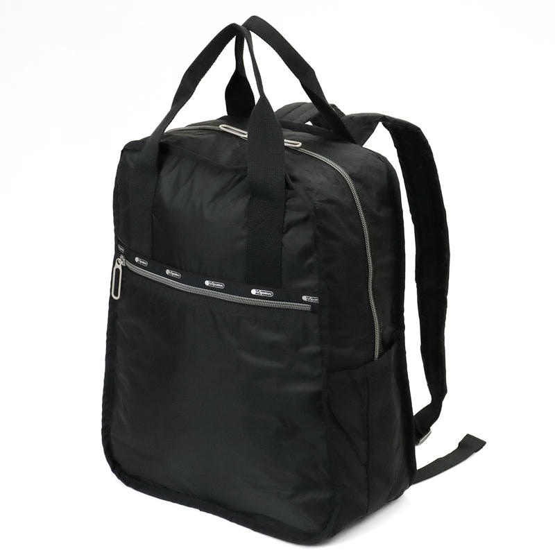 LeSportsac レスポートサック リュックサック CR URBAN BACKPACK バックパック 無地 ブラック 2297 C363