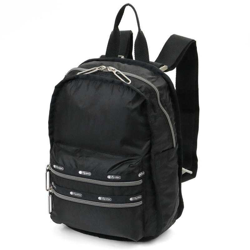 LeSportsac レスポートサック リュックサック SMALL FUNCTIONAL BACKPACK バックパック 無地 ブラック 2346 C363