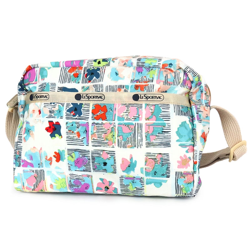 LeSportsac レスポートサック ショルダーバッグ MINI CROSSBODY 花柄 アイボリー系マルチカラー 2434 F555