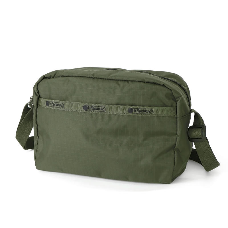 LeSportsac レスポートサック ショルダーバッグ MINI CROSSBODY 無地 カーキグリーン 2434 LA60
