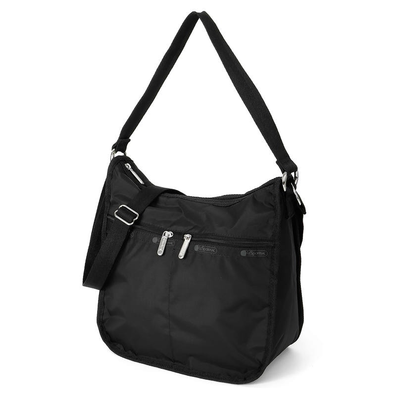 LeSportsac レスポートサック ショルダーバッグ ELIZE HOBO 2way 無地 ブラック 2764 R086