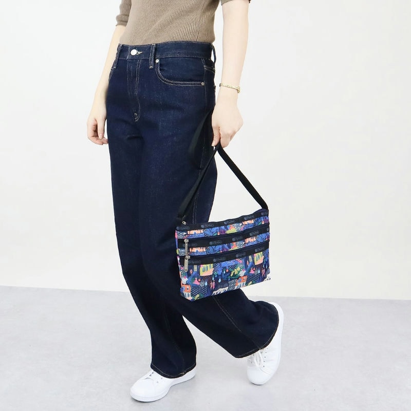 レスポートサック　ショルダーバッグ　パズルチェック柄 レスポートサック ショルダーバッグ チェック柄ブルー - メルカリ