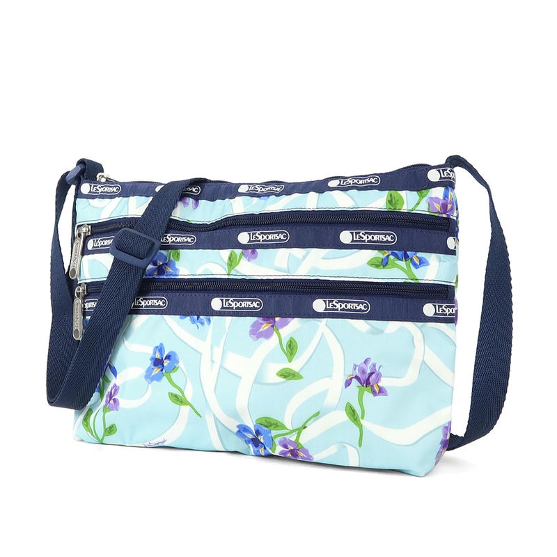 LeSportsac レスポートサック ショルダーバッグ QUINN BAG 花柄 ライトブルー系 3352 G823
