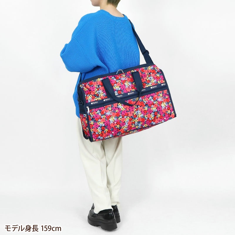 Brandol / LeSportsac レスポートサック ボストンバッグ 花柄 ピンク系