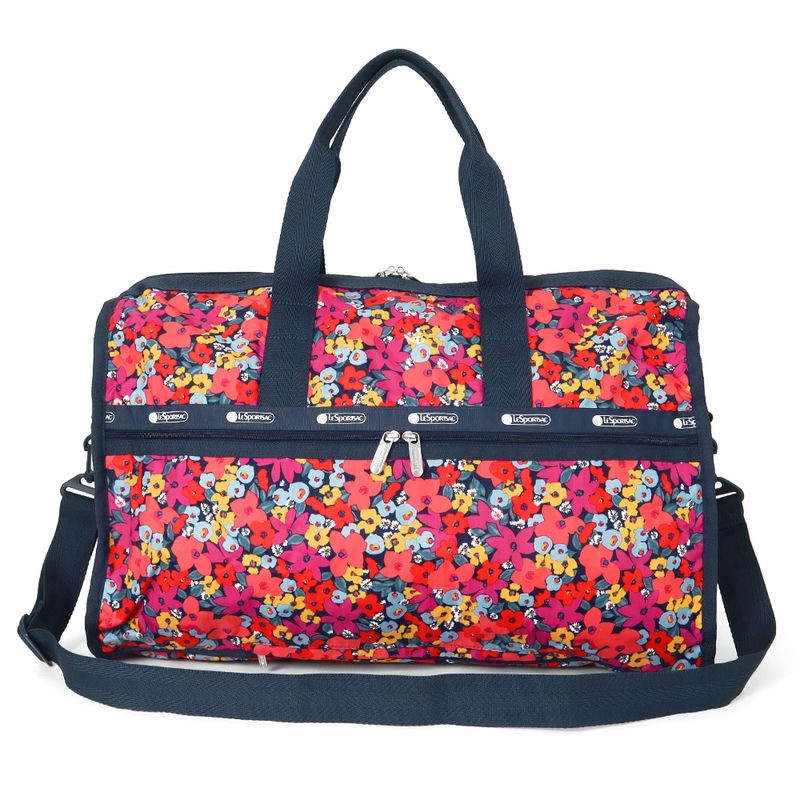 Brandol / LeSportsac レスポートサック ボストンバッグ 花柄 ピンク系