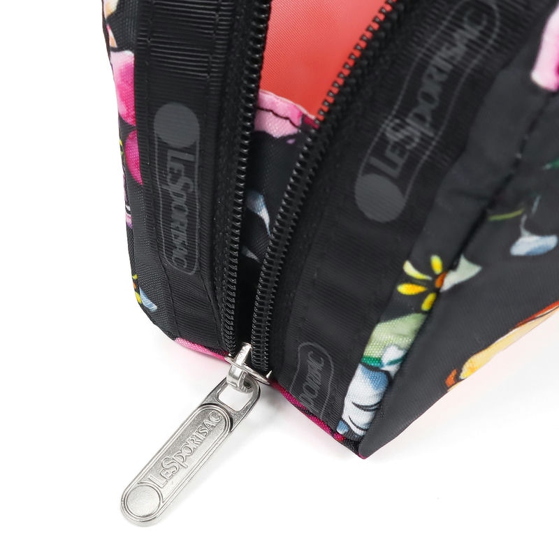 レスポートサック　パフィーブロッサムズ　ブラック　花柄　ポーチ付き レスポートサック LeSportsac 【日本限定】DELUXE SHOULDER
