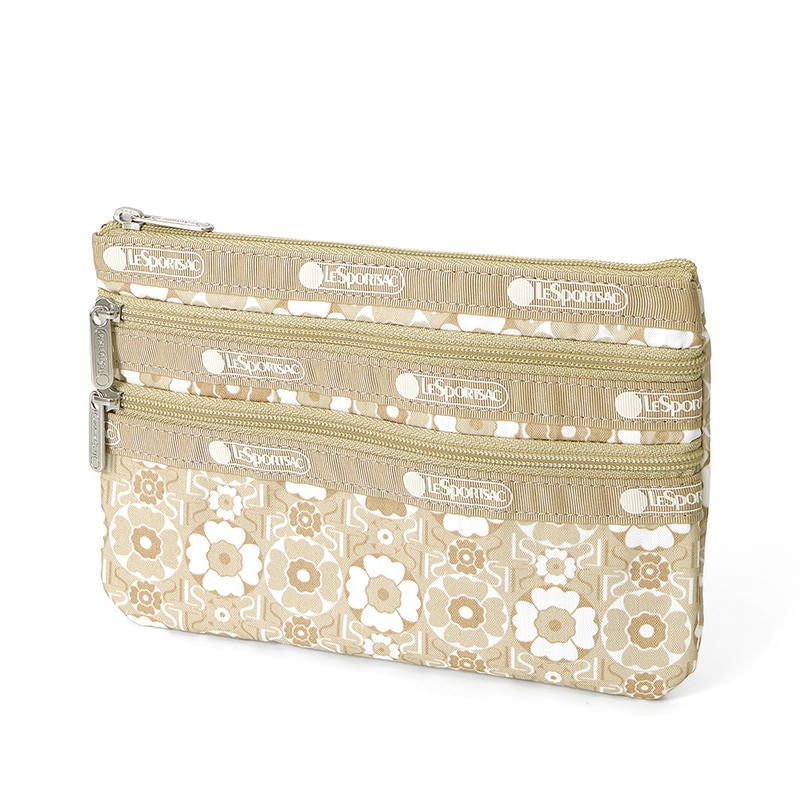 レスポートサック　ポーチ Brandol / LeSportsac レスポートサック ポーチ 3-ZIP COSMETIC 花柄