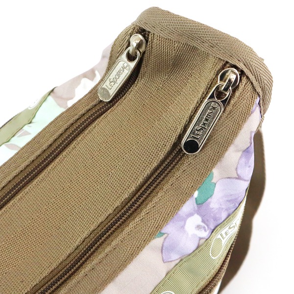 【新品】レスポートサック デラックスエブリデイバッグ ショルダー 花柄　ブラウン Brandol / LeSportsac レスポートサック ショルダーバッグ