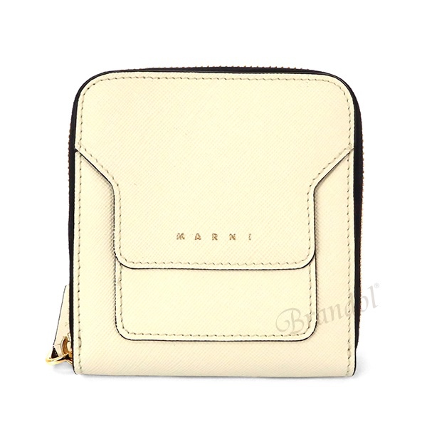 Brandol / MARNI マルニ 二つ折り財布 レザー ラウンド
