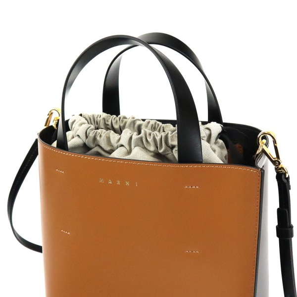 MARNI トートバッグ MARNI マルニ トートバッグ ショルダーバッグ ミュゼオ 2WAY ホワイト