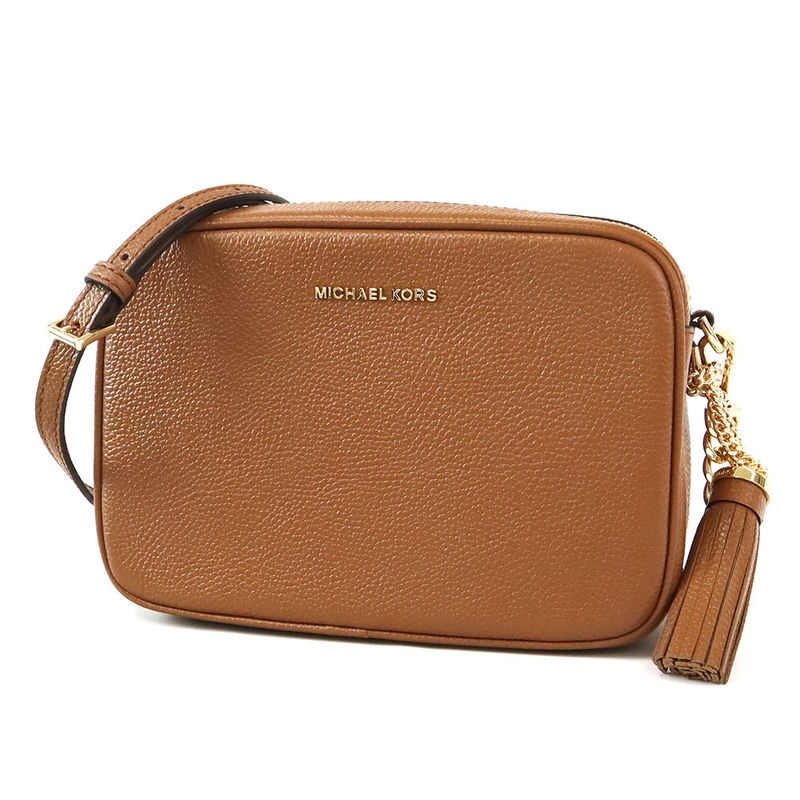 MICHAEL KORS マイケルコース ショルダーバッグ JET SET カメラバッグ ミディアム ライトブラウン 32F7GGNM8L 230