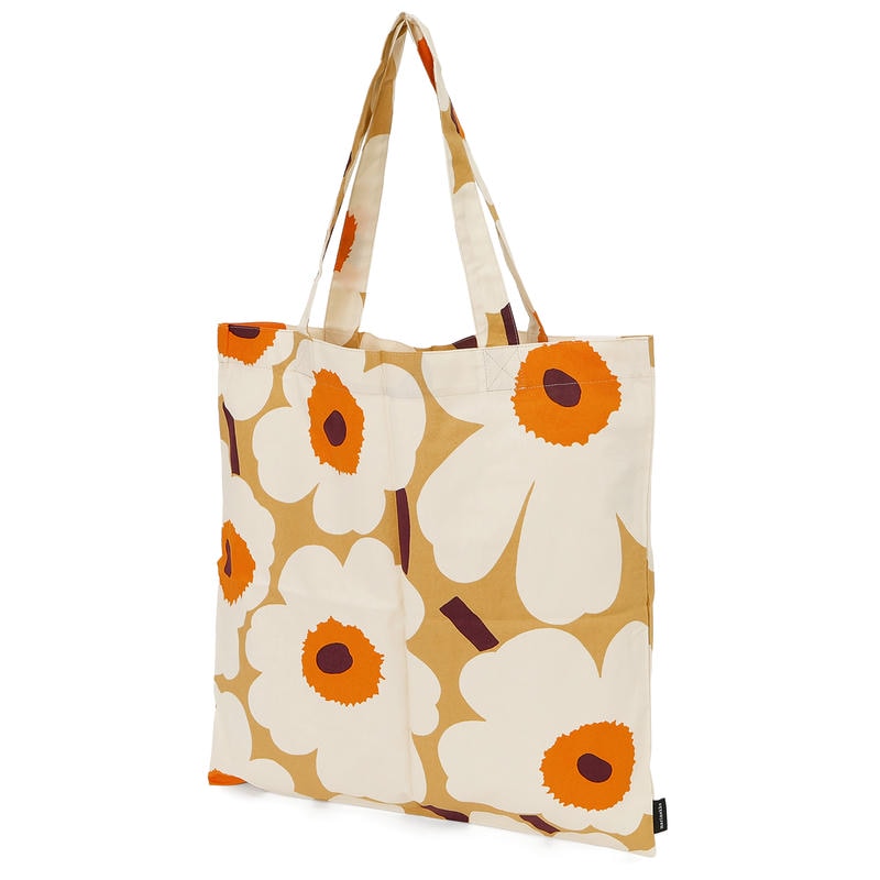 marimekko マリメッコ トートバッグ Unikko ウニッコ 花柄 ベージュ系 74583 841