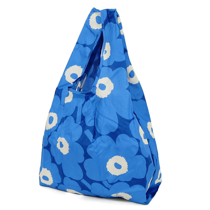marimekko マリメッコ エコバッグ Unikko ウニッコ 折りたたみ 花柄 ブルー系 94138 515
