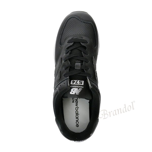 Brandol / new balance ニューバランス スニーカー 574 メンズ 28.5cm ブラック×ホワイト ML574SNR 048 /  10.5