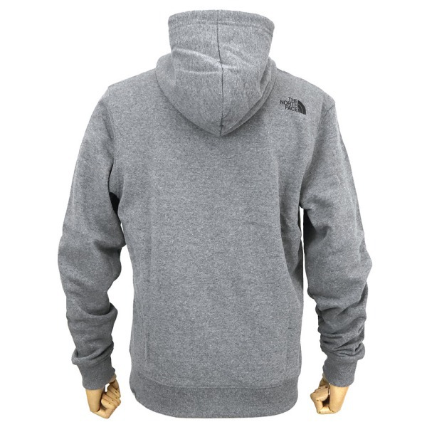 Brandol The North Face ノースフェイス メンズ ジップアップパーカー ロゴ フーディ 長袖 Mサイズ グレー Nf00cg46 Lxs M