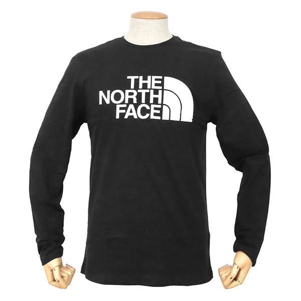 THE NORTH FACE ノースフェイス メンズ 長袖 Tシャツ Half Dome Tee ロゴ ロンT XLサイズ ブラック NF0A4M8M JK3 XL