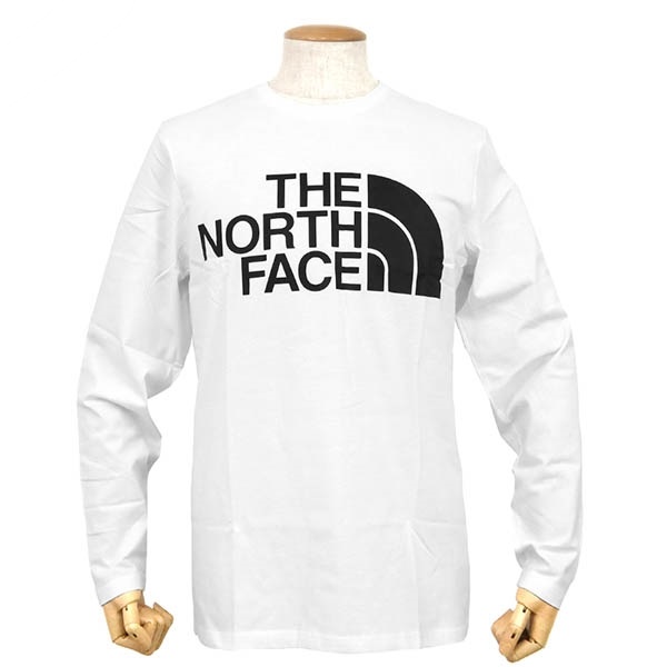 THE NORTH FACE ノースフェイス メンズ Tシャツ  Standard LS Tee 長袖 Mサイズ ホワイト NF0A5585 FN4 M