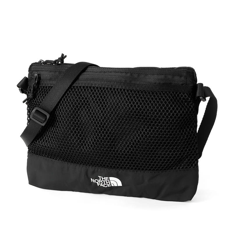 THE NORTH FACE ノースフェイス ショルダーバッグ LINDEN MESH CROSS BAG サコッシュ ブラック NN2PR15J BLK