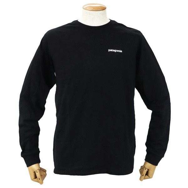 Patagonia パタゴニア 長袖 Tシャツ ロゴ Sサイズ ブラック 38518 BLACK S