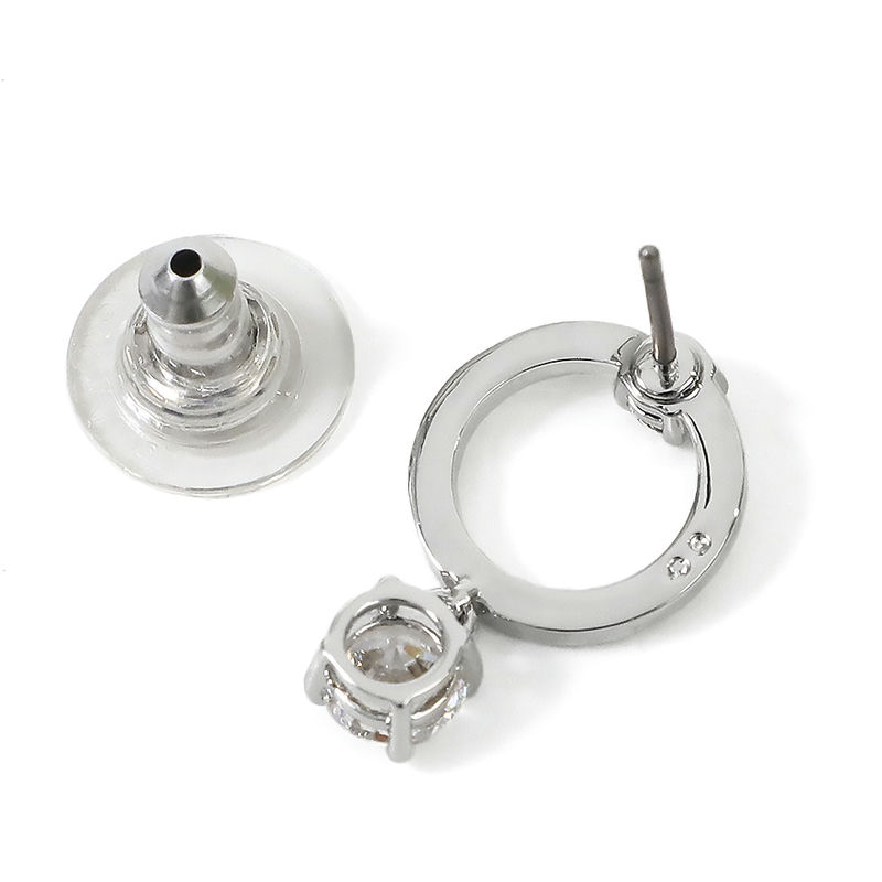 Brandol / Swarovski スワロフスキー ピアス Constella サークル