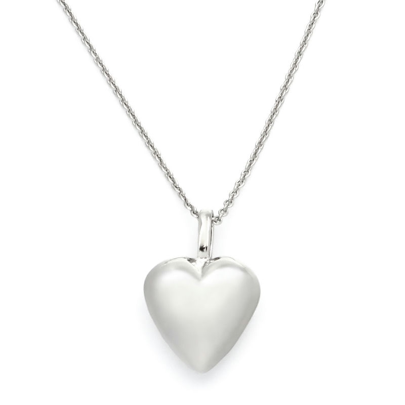 SAINT LAURENT サンローラン パリ ネックレス ハート ペンダント シルバー 696438 Y1500 8126