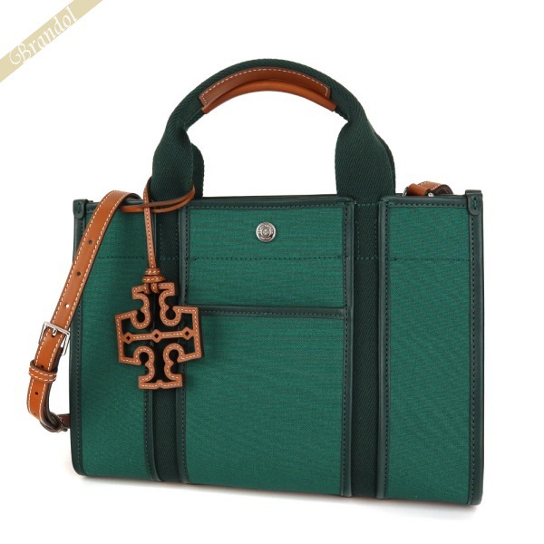 Brandol / TORY BURCH トリーバーチ ショルダーバッグ キャンバス 2way 