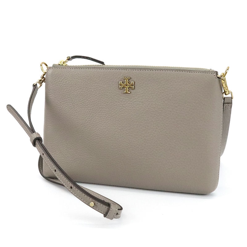 TORY BURCH トリーバーチ ショルダーバッグ スクエア お財布ショルダー クロスボディ グレージュ 61385 082