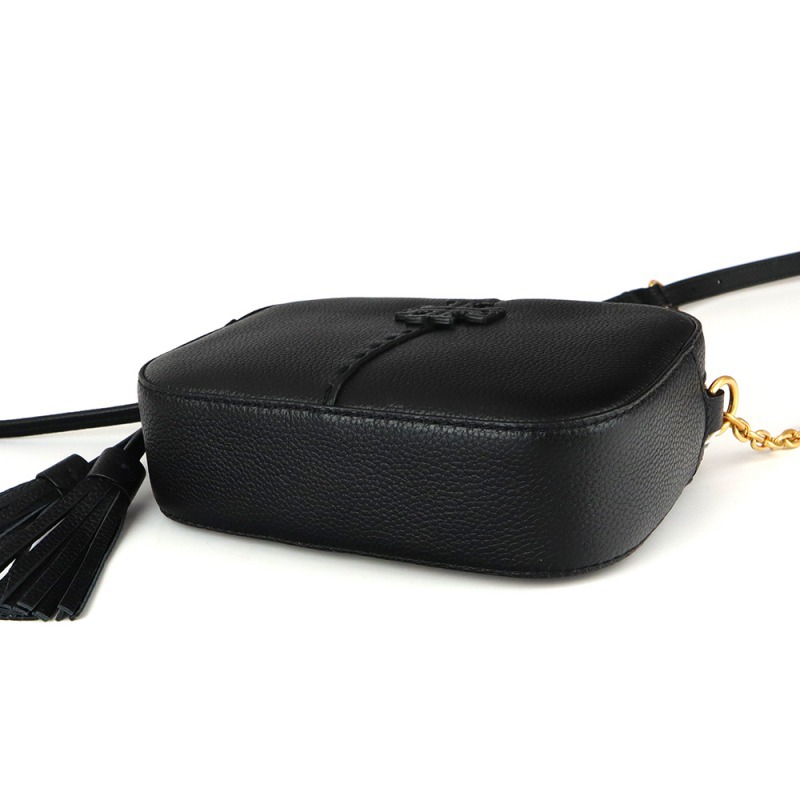 ✨希少色 美品 トリーバーチ カメラバッグ マックグロー タッセル シボ