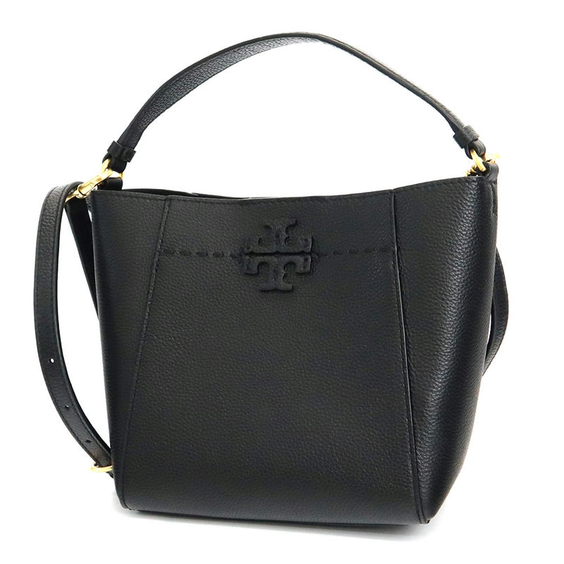 TORY BURCH トリーバーチ ショルダーバッグ マックグロー バケットバッグ ブラック 74956 001
