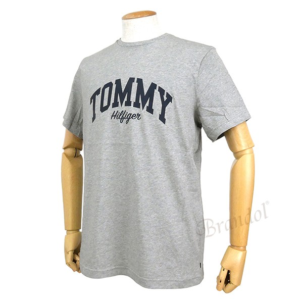 Brandol Tommy Hilfiger トミーヒルフィガー メンズ Tシャツ グラフィック ロゴ Sサイズ グレー 09t3711 004 Grey Heather S