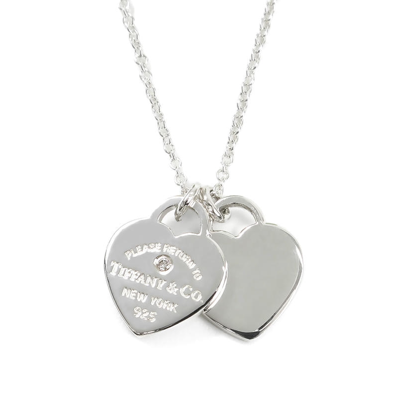 Tiffany ティファニー ネックレス リターン トゥ ティファニー RTT ダイヤモンド ハート タグ ペンダント  シルバー 70300044