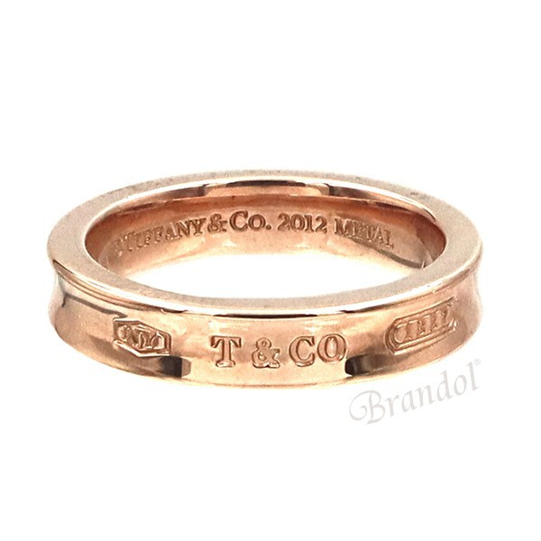 Brandol / Tiffany ティファニー リング RUBEDO 1837 ナローリング US6 