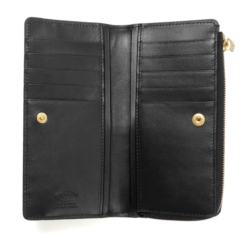 Brandol / TOD'S トッズ L字ファスナー長財布 T TIMELESS Tタイムレス