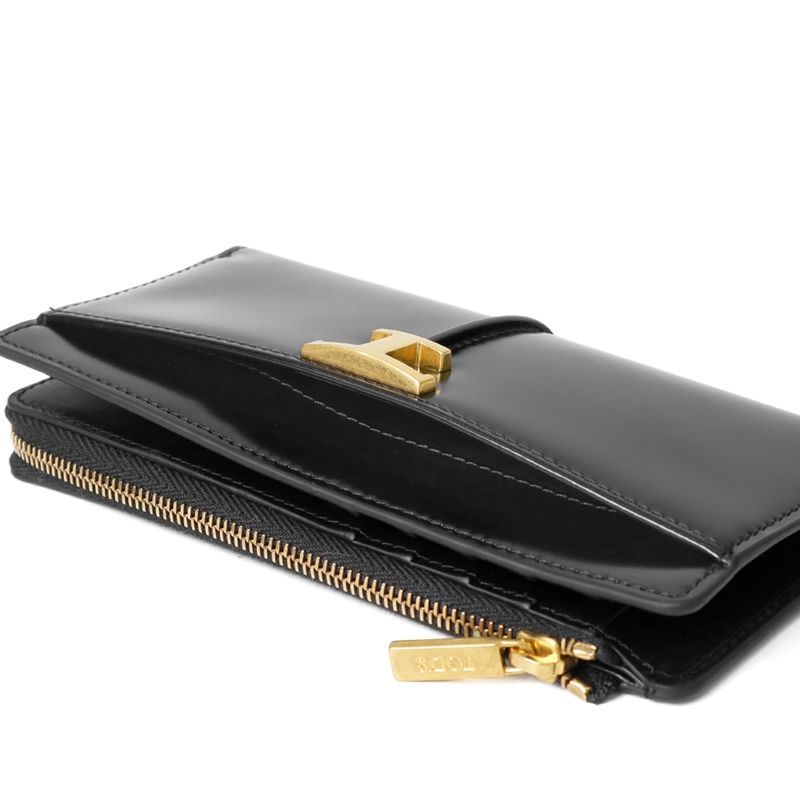 Brandol / TOD'S トッズ L字ファスナー長財布 T TIMELESS Tタイムレス