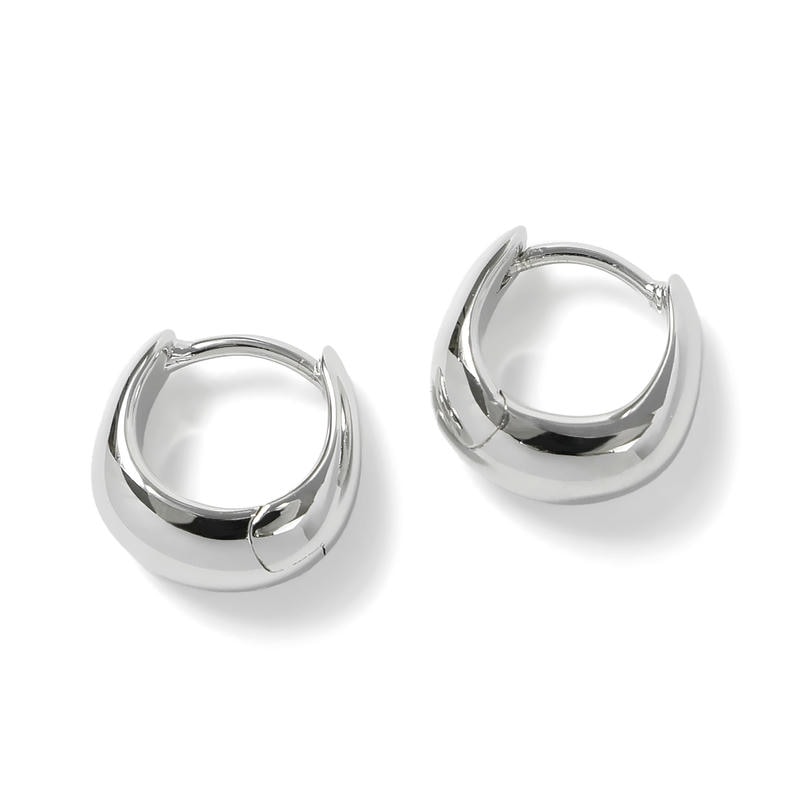 TOMWOOD トムウッド ピアス Ice Huggies フープ シルバー 100521